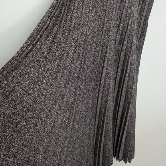 VINTAGE e-col-o-gie accordion pleated maxi skirt sequins and lace EUC 14 - Picture 3 of 9